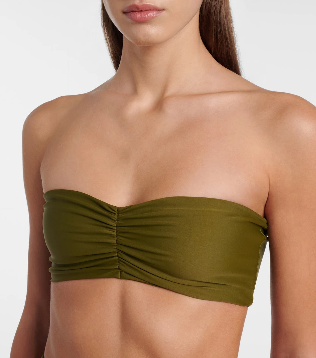 Jade Swim - Ava توب بيكيني بتصميم باندو مع كسرات