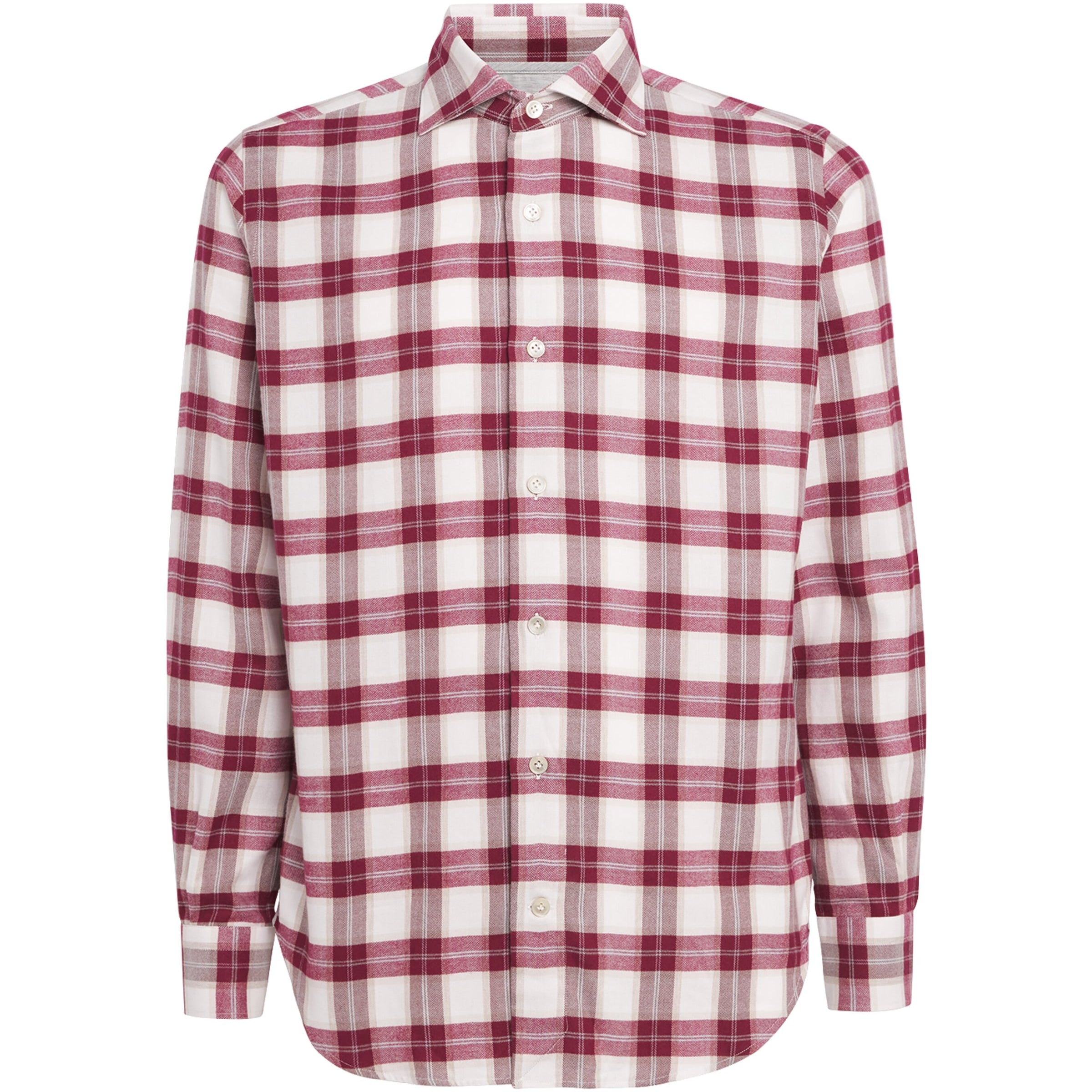 Cotton-Blend Check Shirt