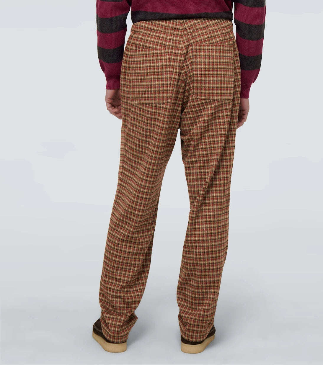Undercover - Checked tapered pants