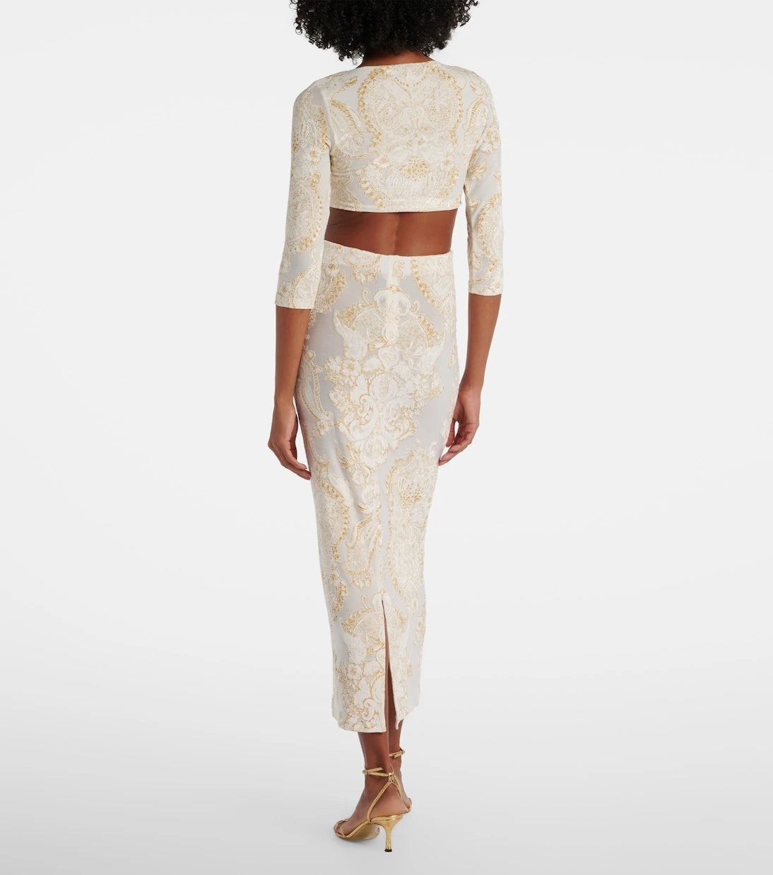 Roberto Cavalli - Desenli midi etek