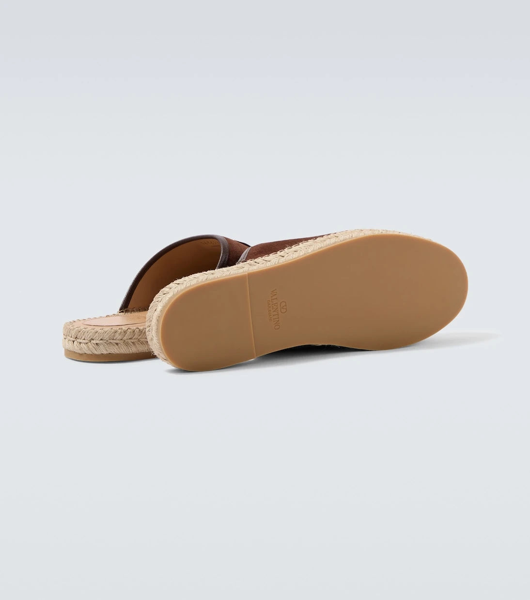 Valentino Garavani - Palm Avenue VLogo suede mules