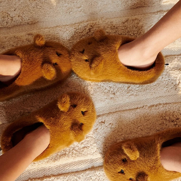 Детски пантофи Liewood Aviaja Bear Slippers