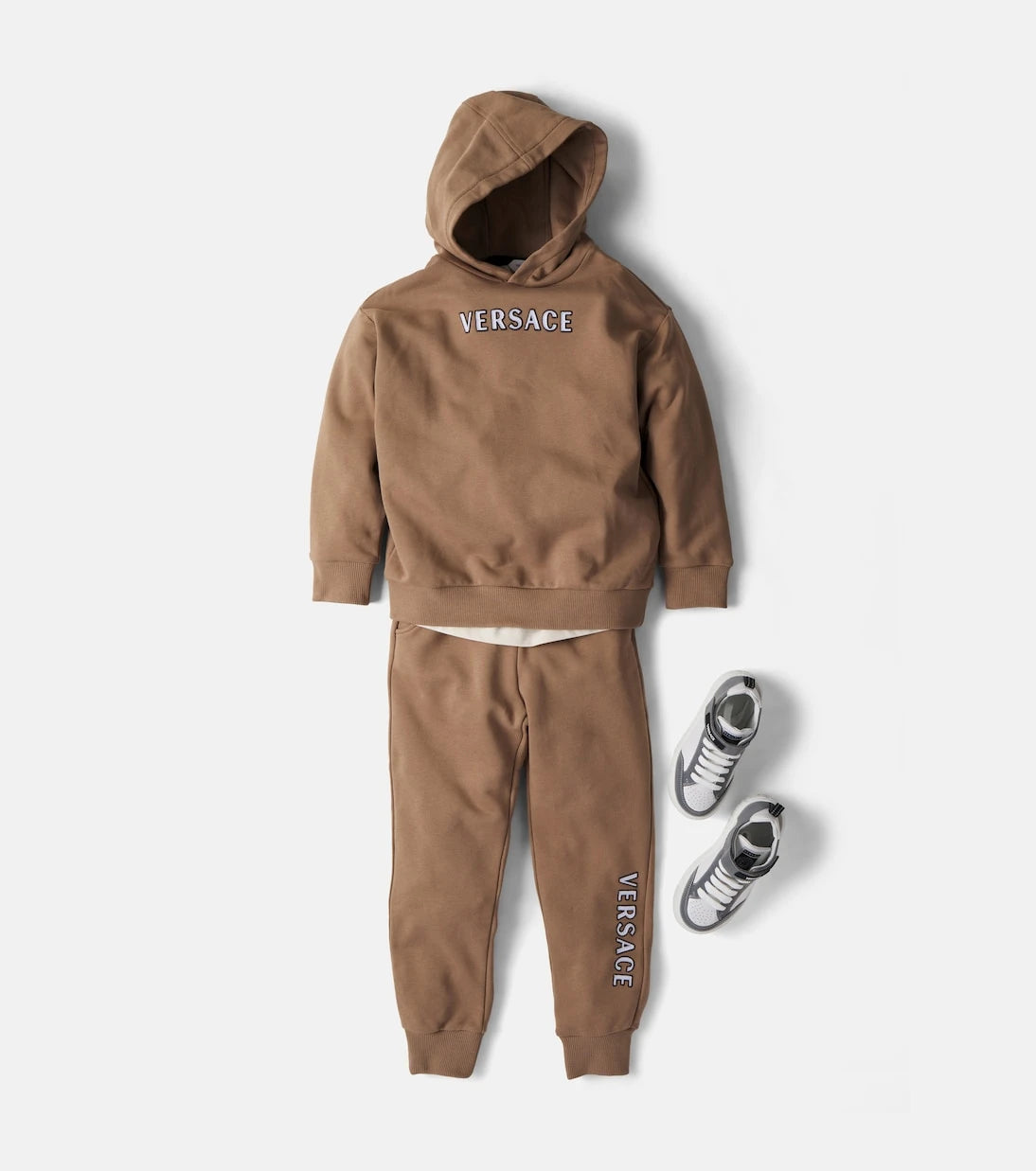 Versace Kids - Logo cotton jersey sweatpants
