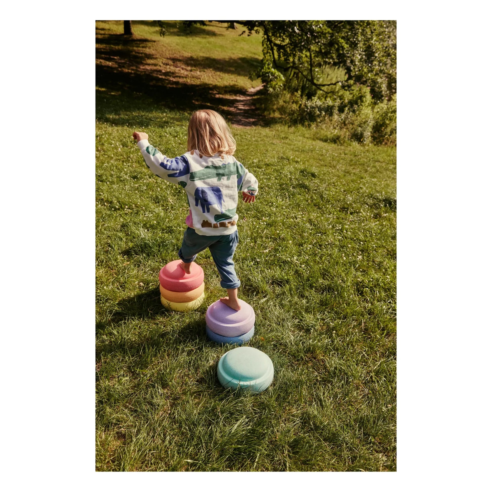 Stapelstein - Original rainbow | Pastel