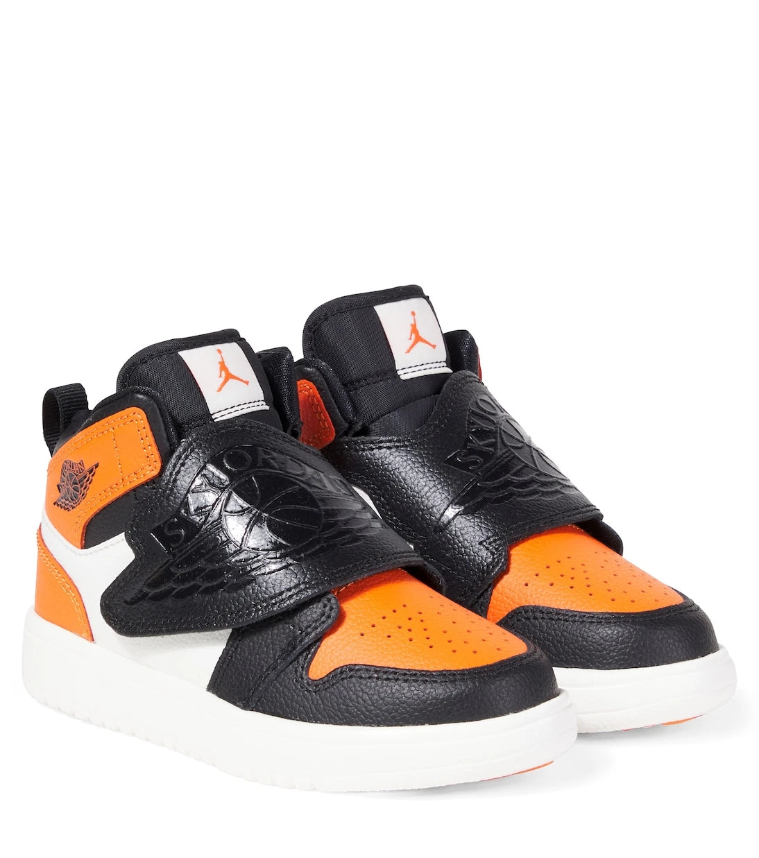 Nike Kids - Sky Jordan 1 leather sneakers