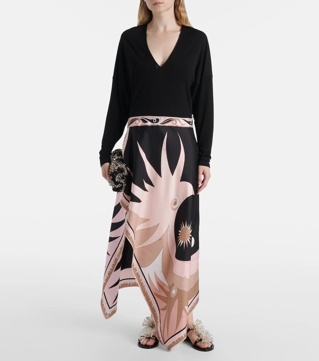 Pucci - Stella knitted silk-blend midi dress