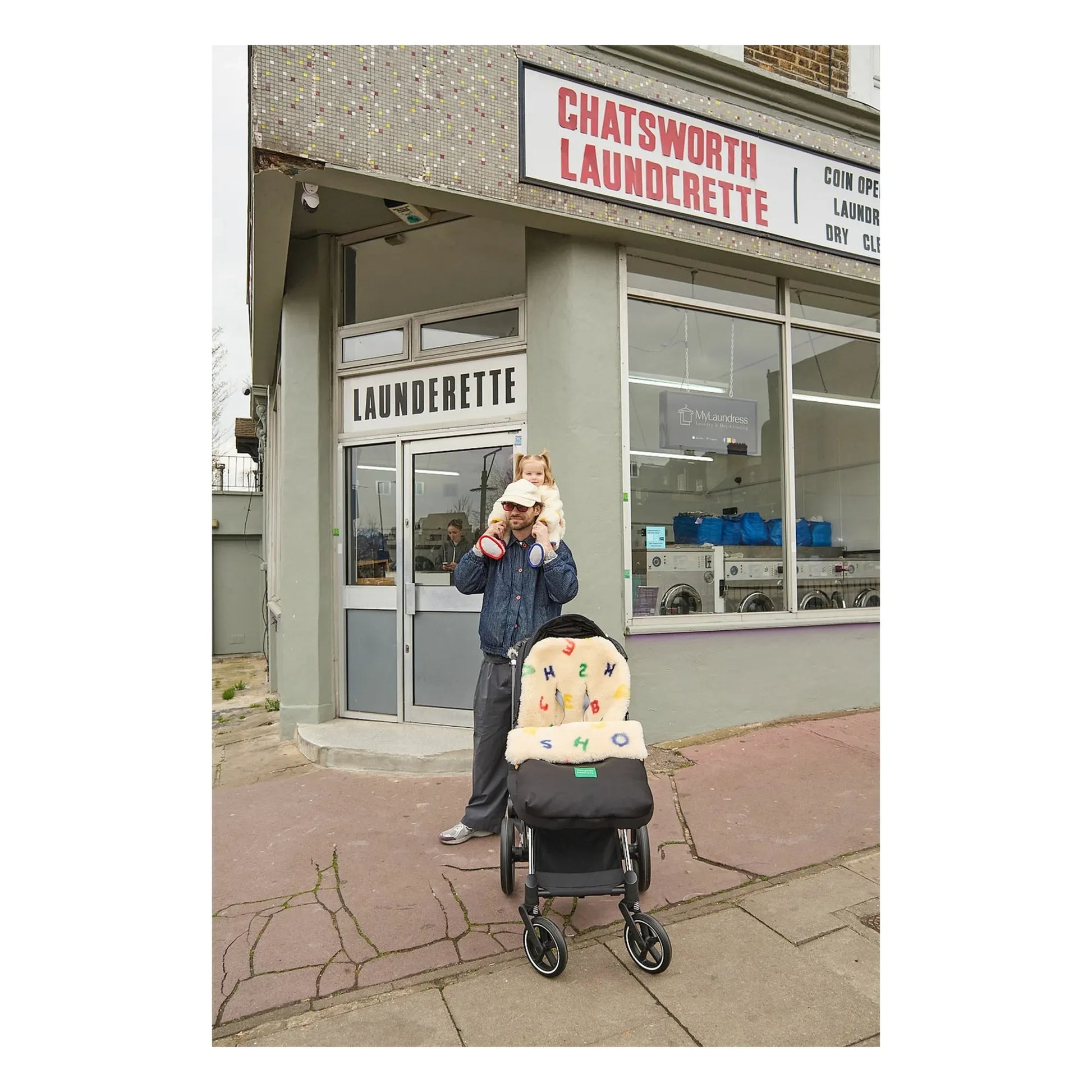 BINIBAMBA - Universal lambskin footmuff - Binibamba x Bobo Choses