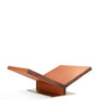 Walnut-Leather Ultimate Collector Bookstand