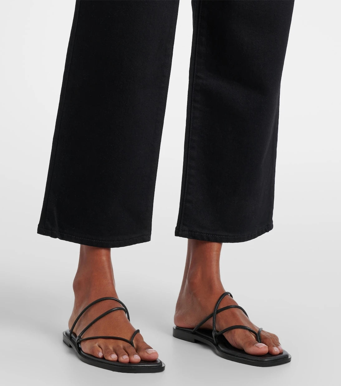 Slvrlake - London mid-rise cropped straight jeans