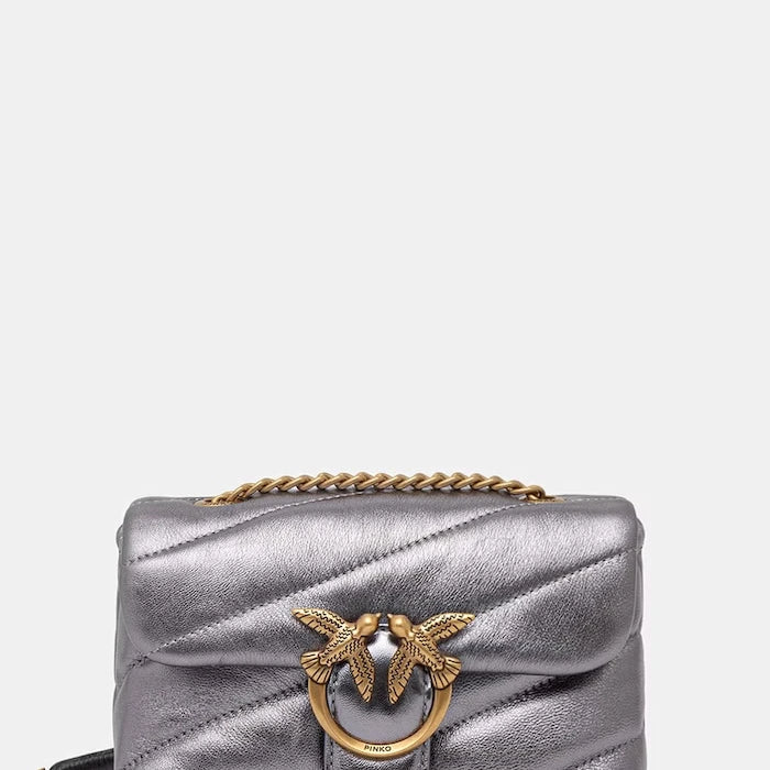 Pinko Чанта crossbody дамска от кожа
