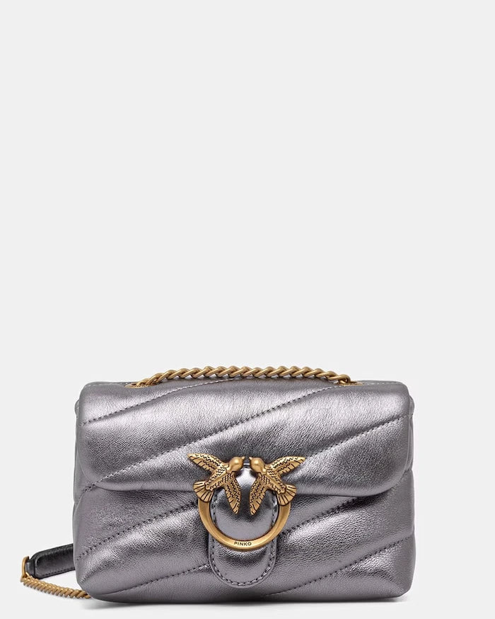 Pinko Чанта crossbody дамска от кожа