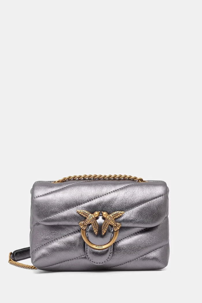 Pinko Чанта crossbody дамска от кожа
