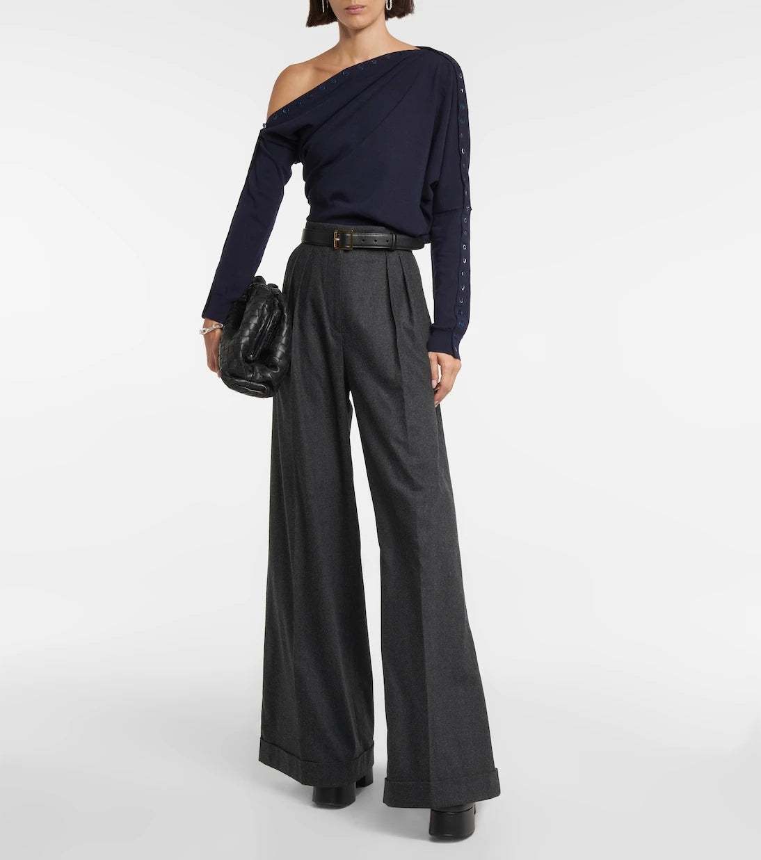 Altuzarra - Cragen one-shoulder wool-blend sweater