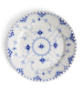 Blue Fluted Full Lace Plate (19cm)