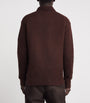 Norse Projects Burgundy Alpaca-Blend Rasmus Polo Sweater
