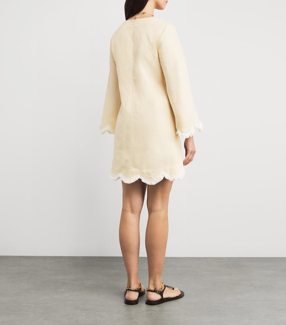 Orange Linen Essie Kaftan