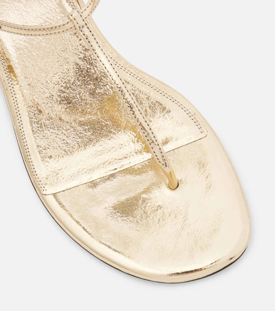 Paris Texas - Montecarlo metallic leather thong sandals