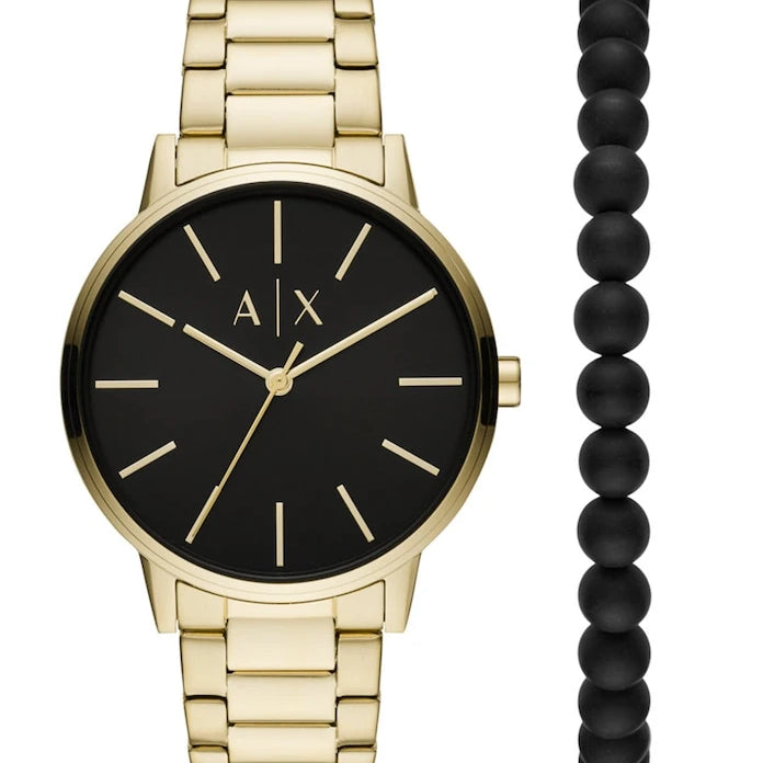 Armani Exchange - Часовник и гривна AX7119