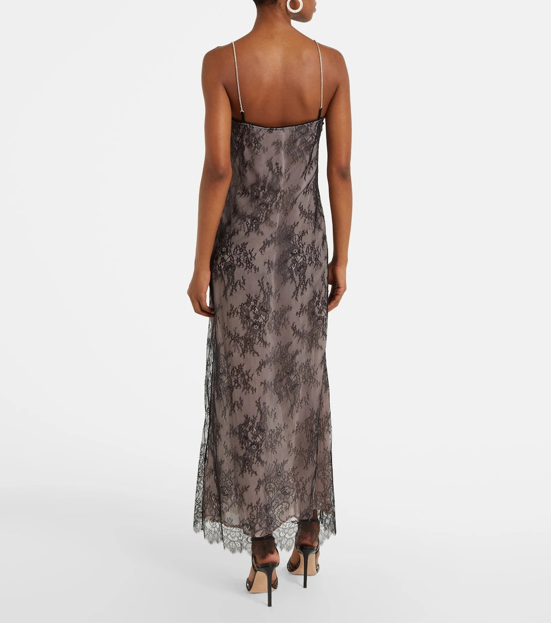 Blumarine - Rebrodé lace midi dress
