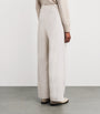 Eleventy White Cotton-Blend Corduroy Trousers