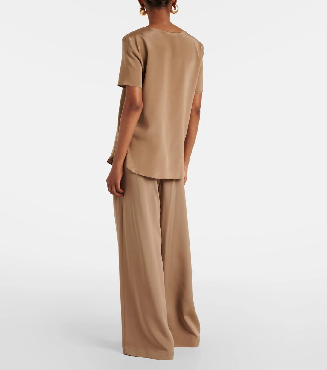 Max Mara - Aris silk-blend T-shirt