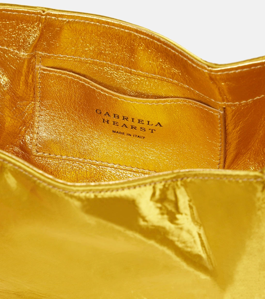 Gabriela Hearst - Soft Demi satin clutch