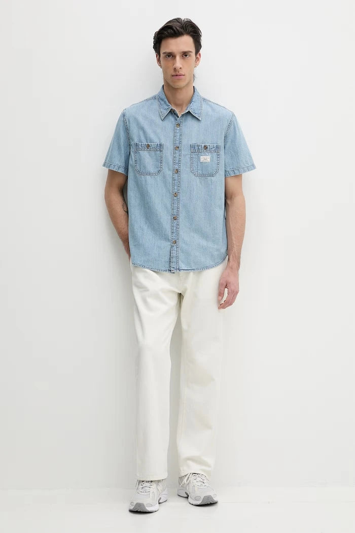 Guess Jeans риза мъжка от деним
