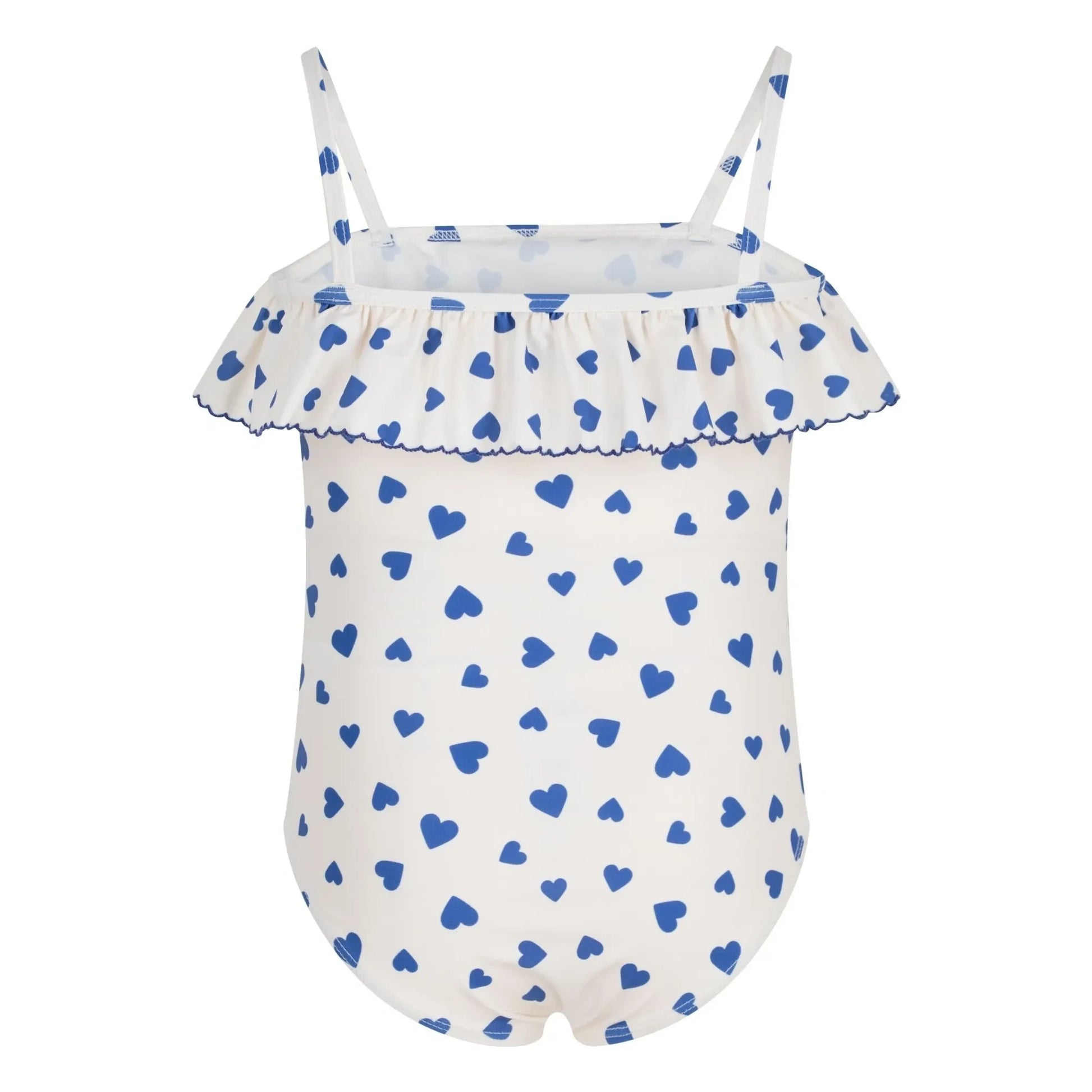 Petit Bateau - Flying Hearts Swimsuit | White
