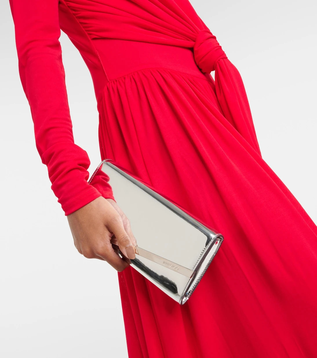 Jimmy Choo - Emmie mirrored clutch