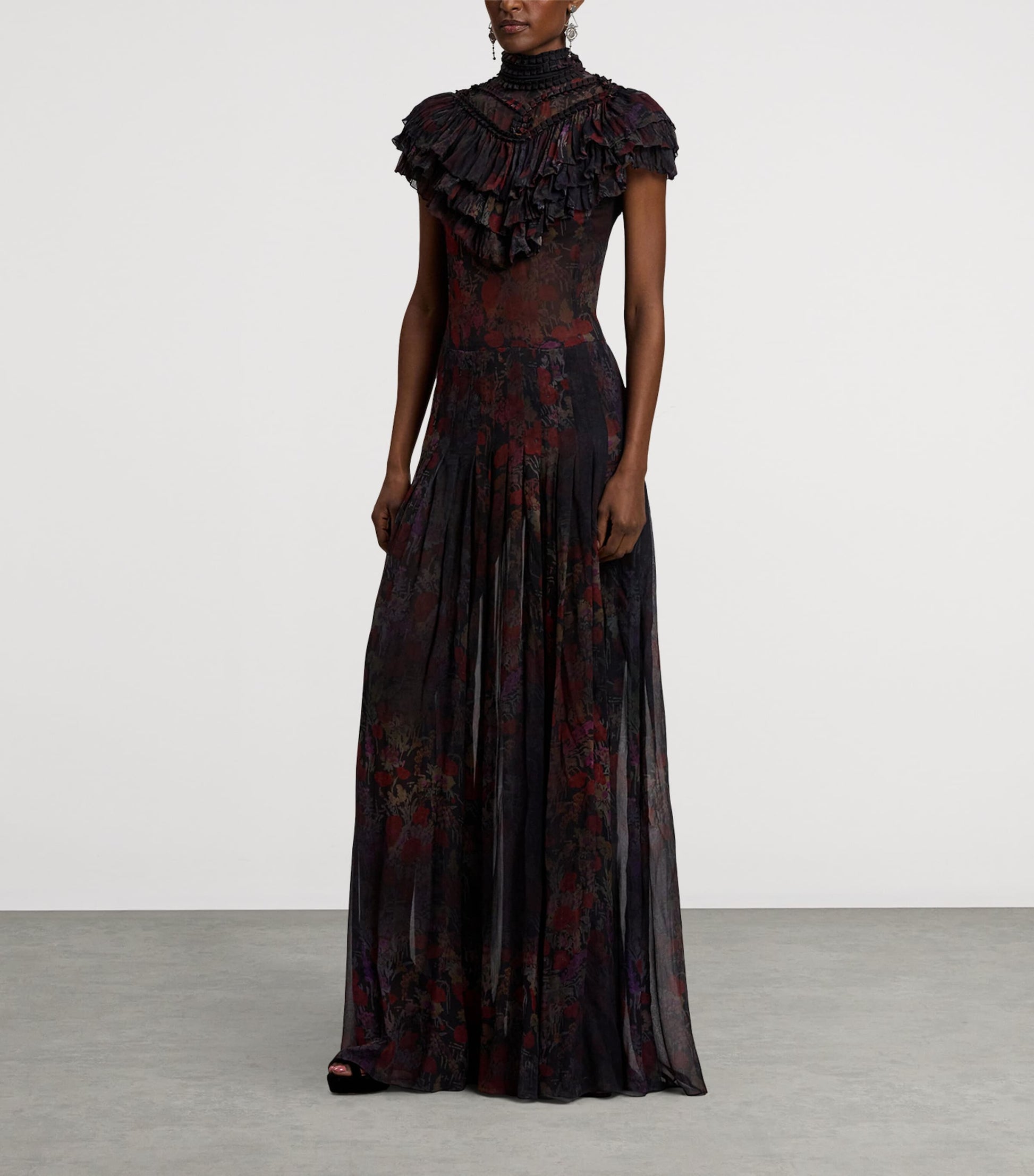 Silk Chiffon Cressida Gown