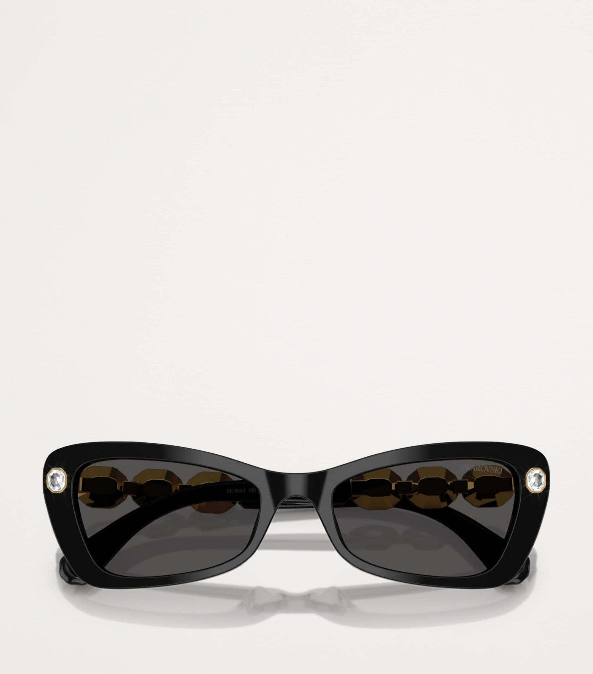 Swarovski Black Acetate SK6033 Sunglasses