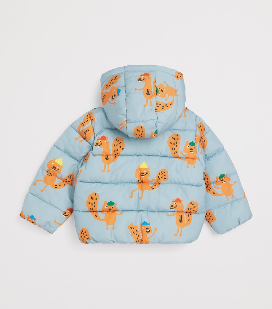 Stella McCartney Kids Squirrel Print Puffer Jacket (6-36 Months)