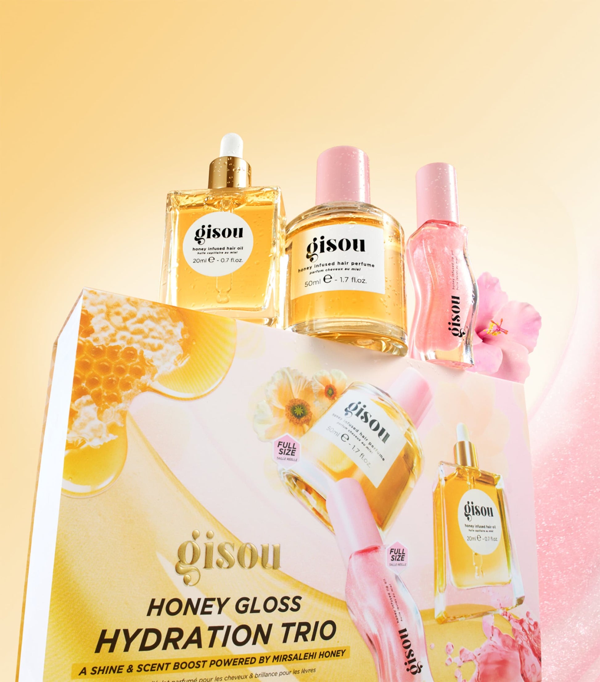 Honey Gloss Hydration Trio Gift Set (Worth £77)