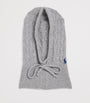 Wool-Cashmere Polo Pony Snood SOFT GREY HEATHER