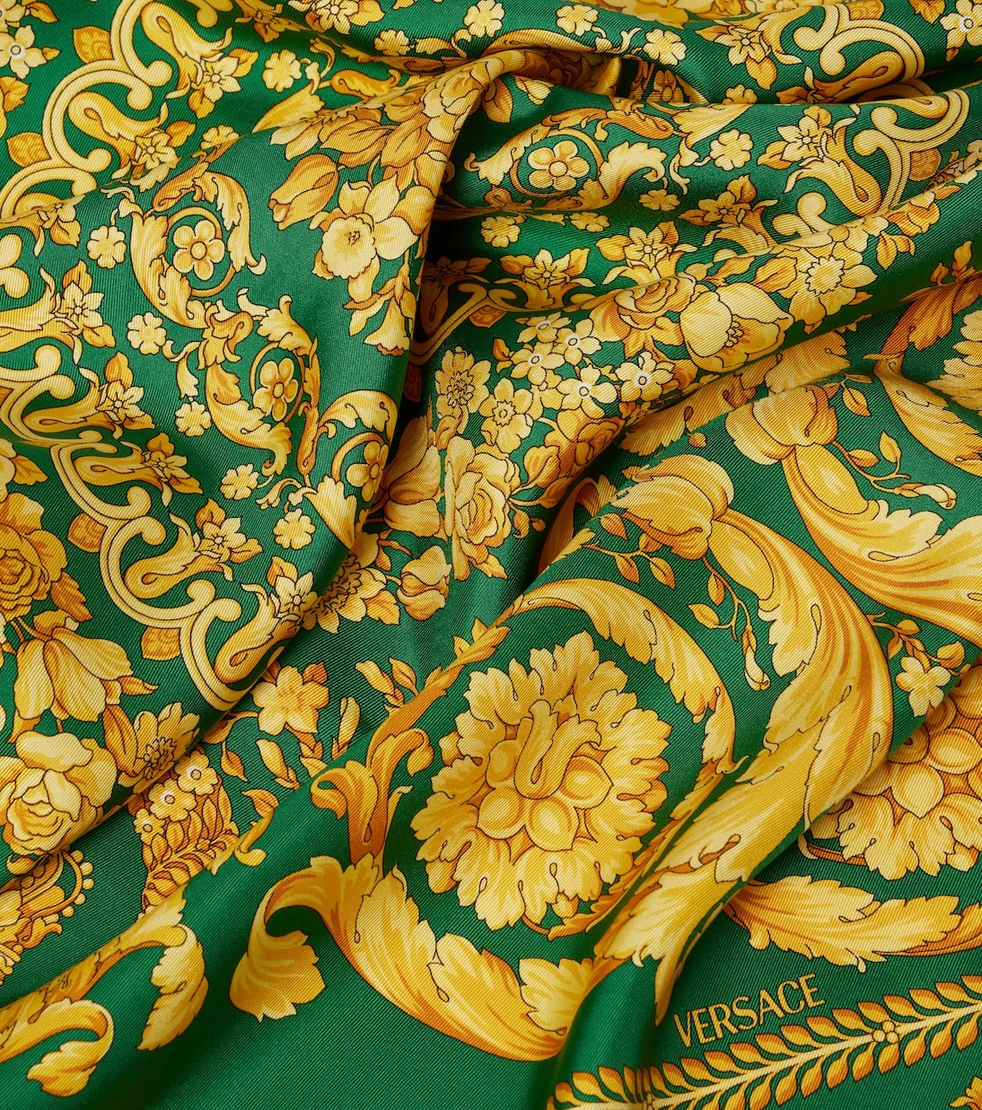 Versace - Barocco silk twill scarf