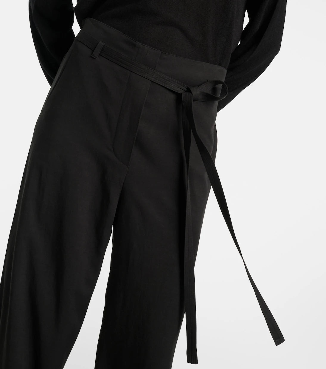 Toteme - Tie-detail wide-leg pants