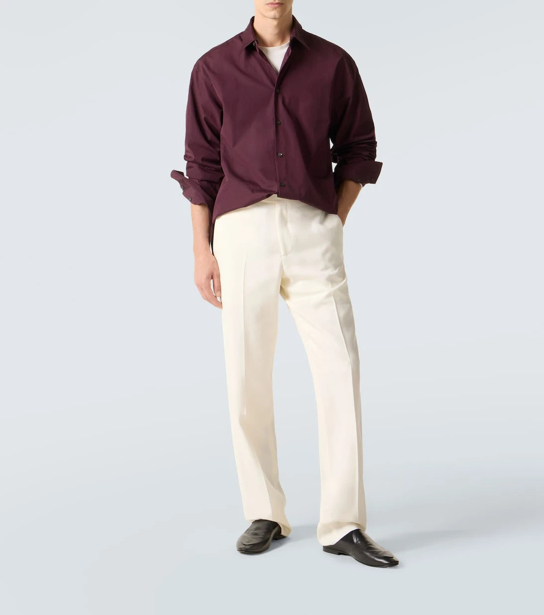 Lardini - High-rise slim pants