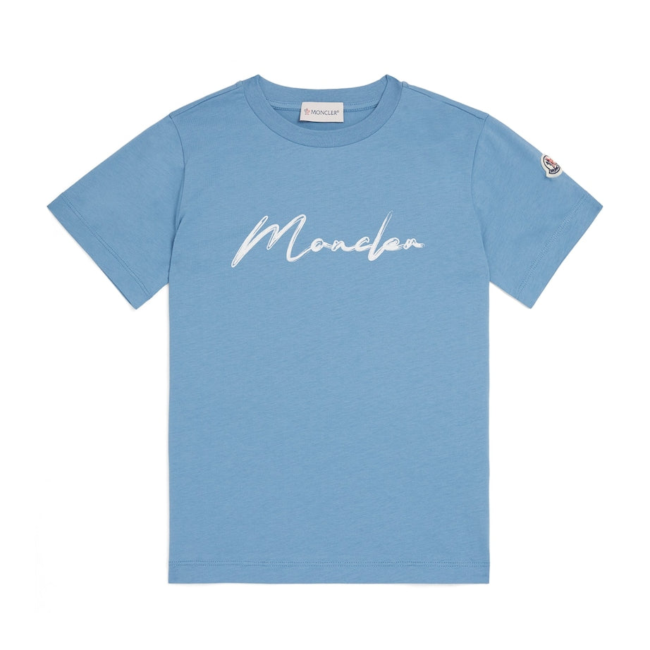 Moncler Enfant Cotton Logo T-Shirt (8-10 Years)