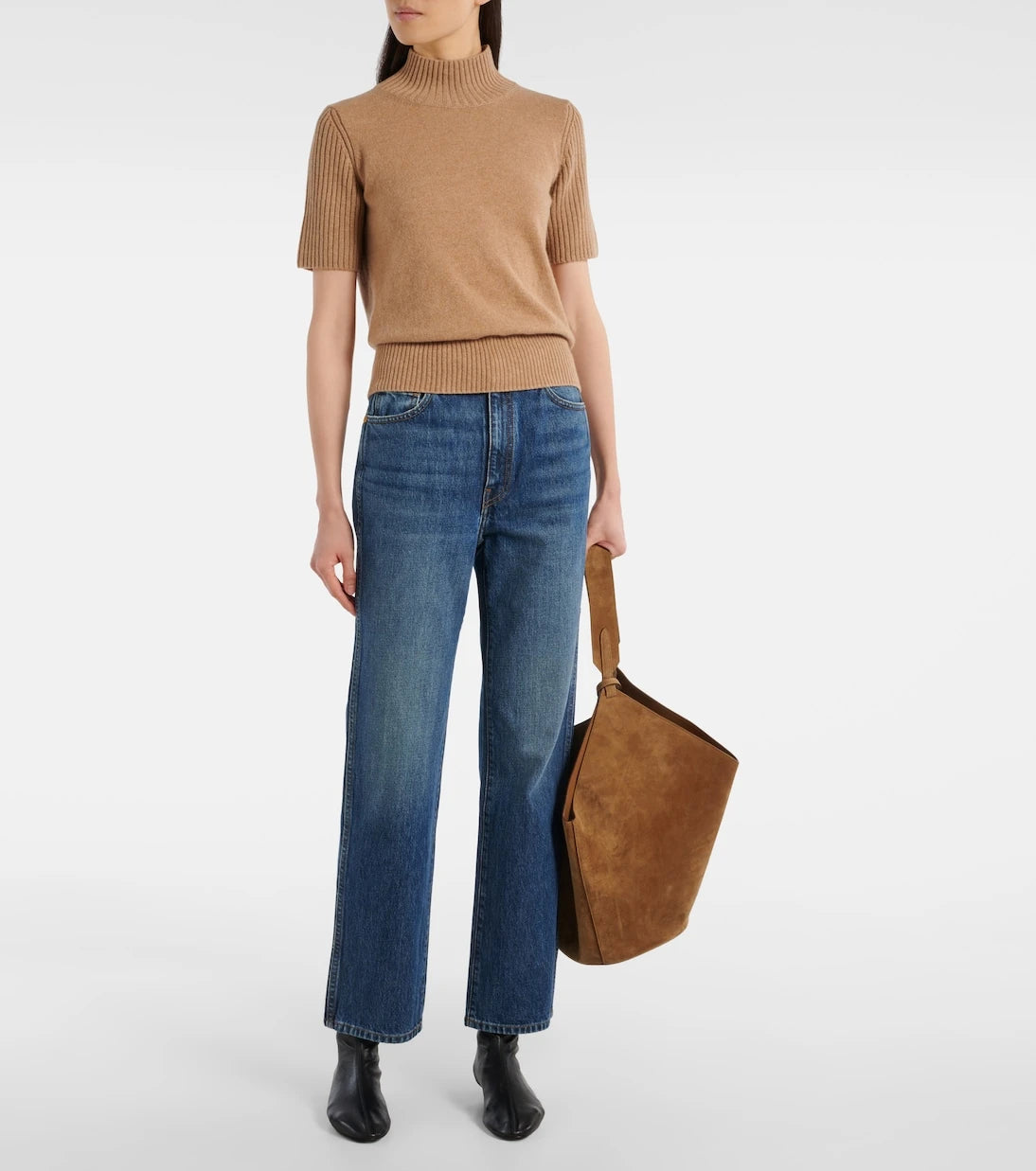 Khaite - Cecil high-neck cashmere top