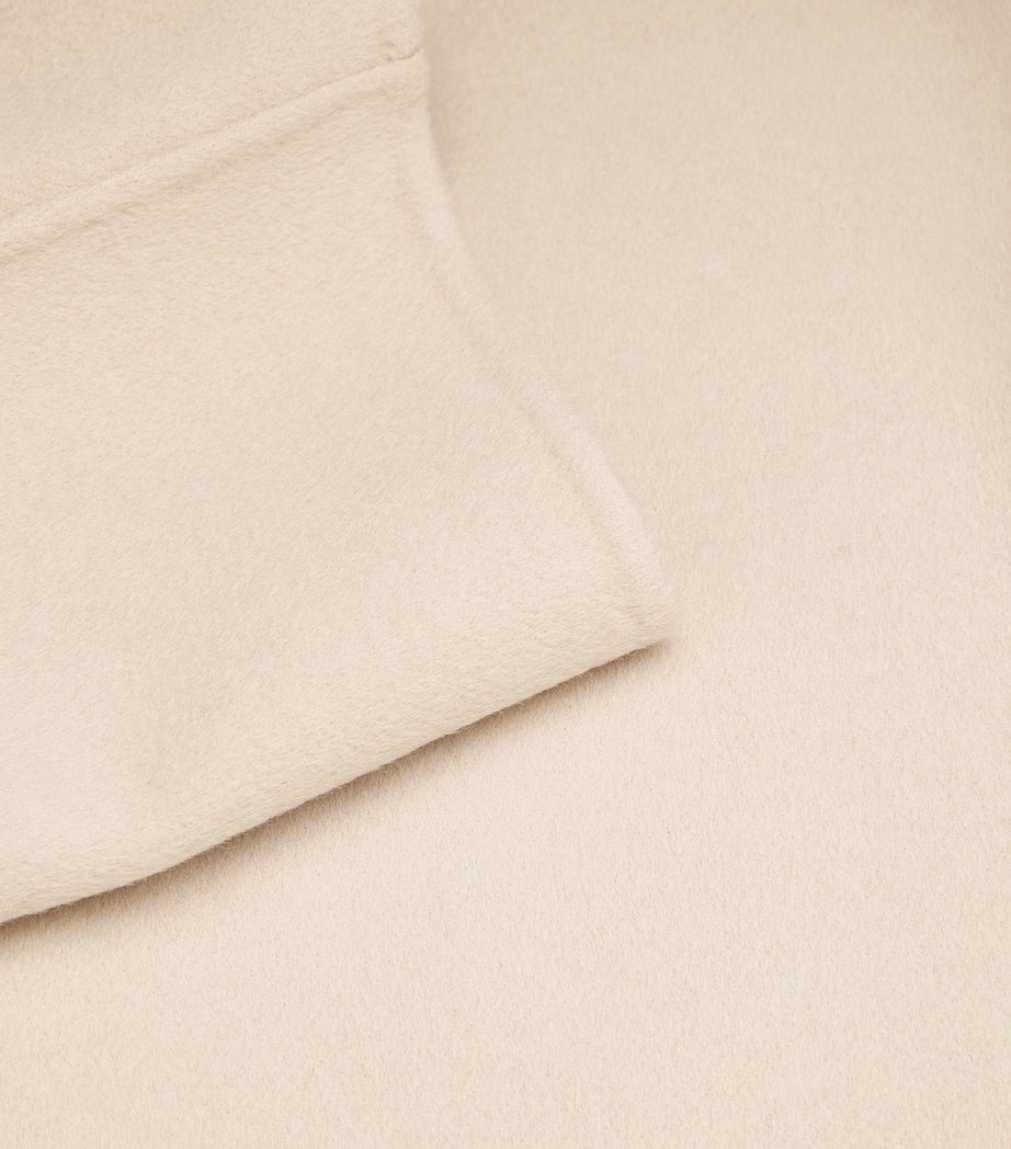 Claudie Pierlot Neutral Wool-Blend Mini Skirt