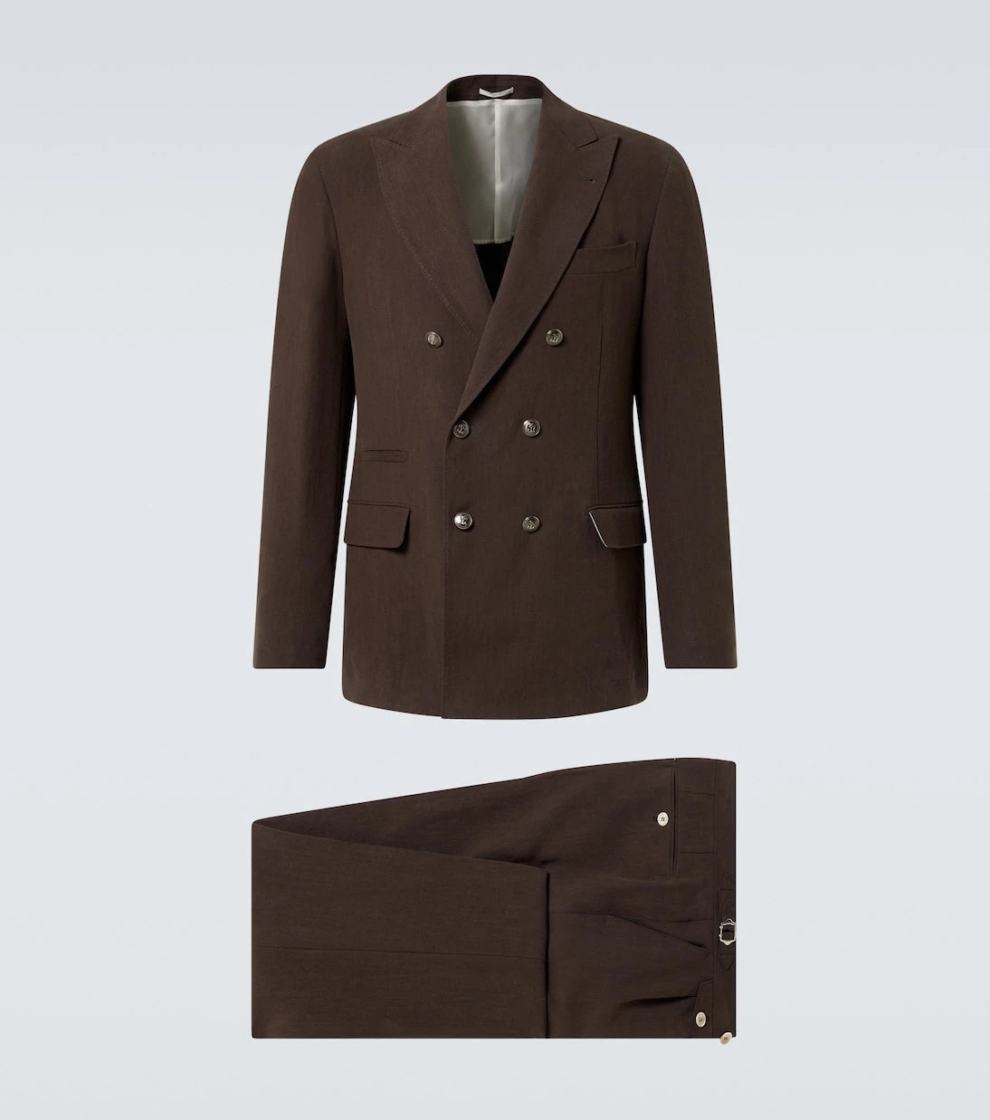 Brunello Cucinelli - Double-breasted linen suit