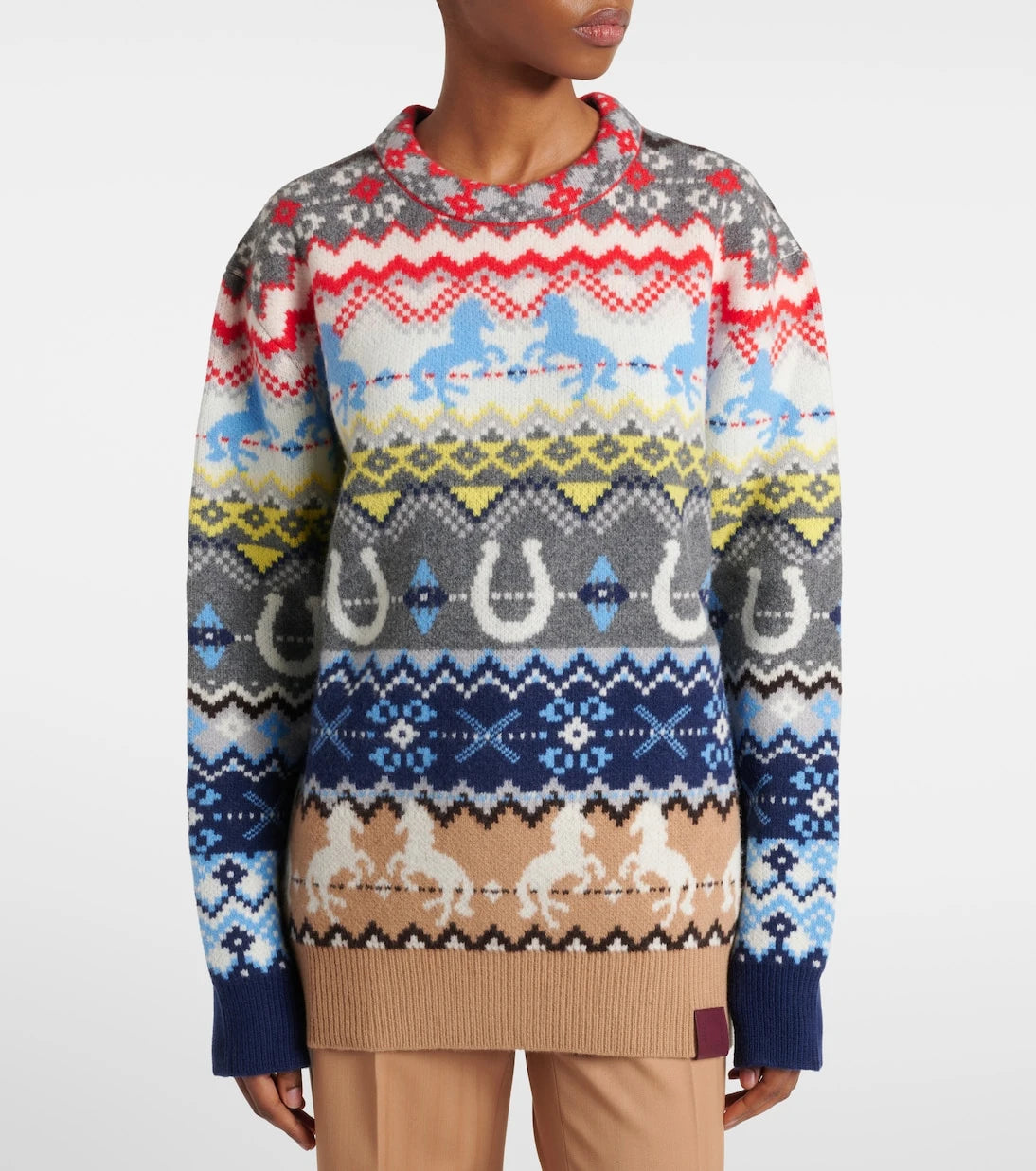 Stella McCartney - Fair Isle intarsia wool sweater