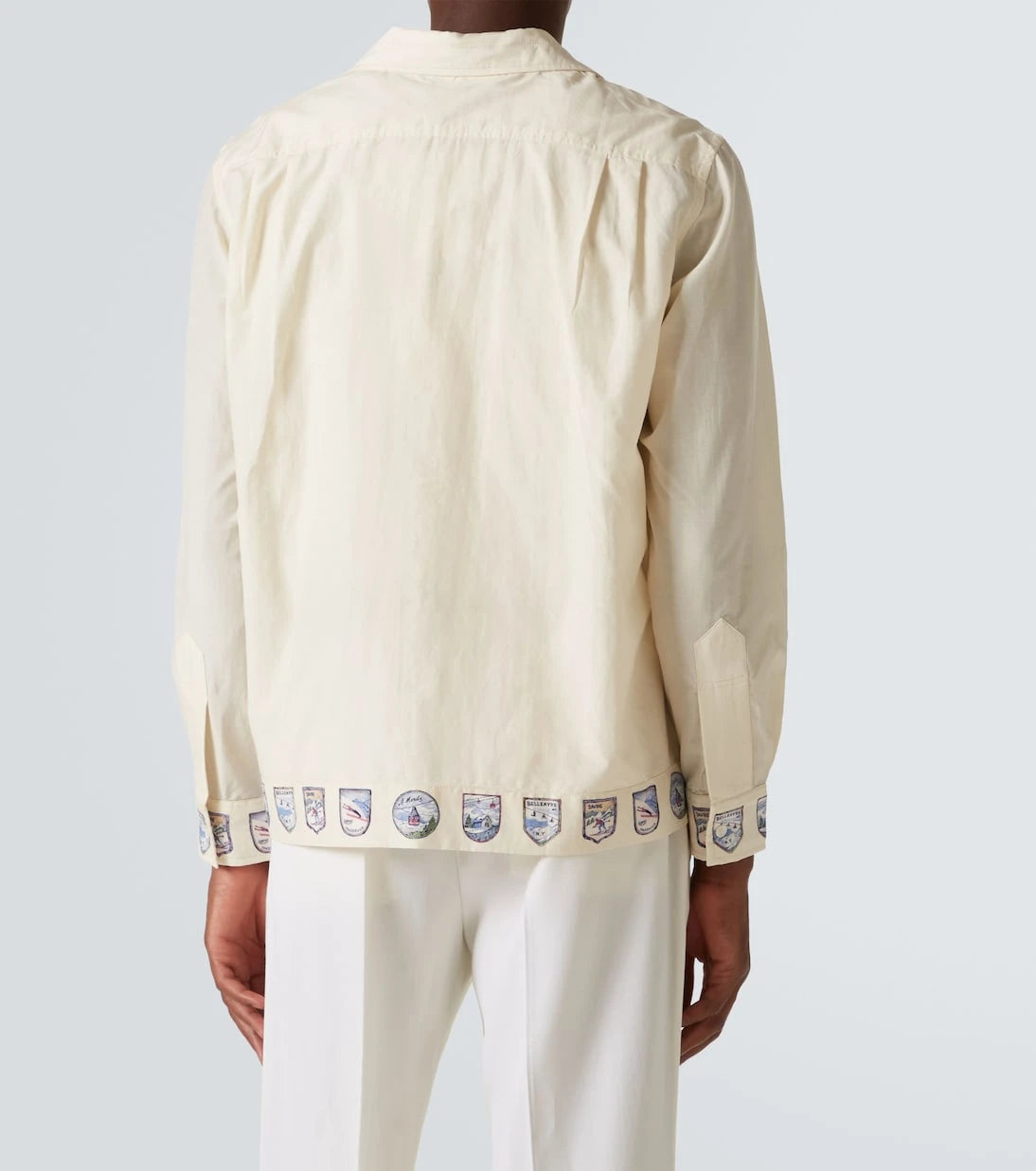 Bode - Ski Season printed cotton and silk shirt
