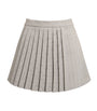 Maje Black Stripe Rhinestone-Embellished Skort