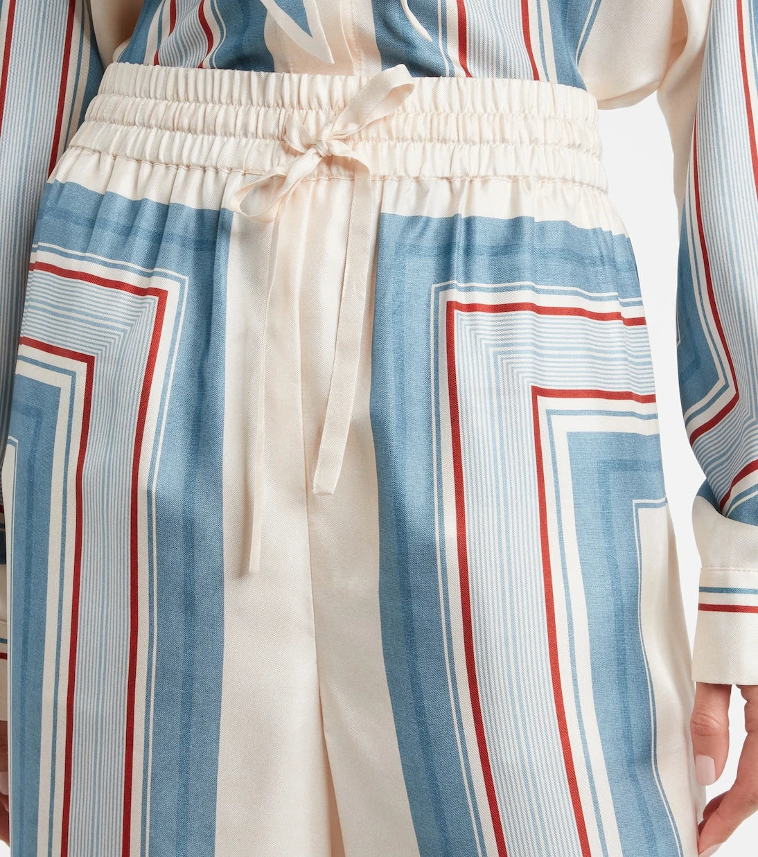 Zimmermann - Striped silk palazzo pants