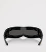 Ray-Ban Black Nylon Ultra Wrap 001 Next Generation Sunglasses