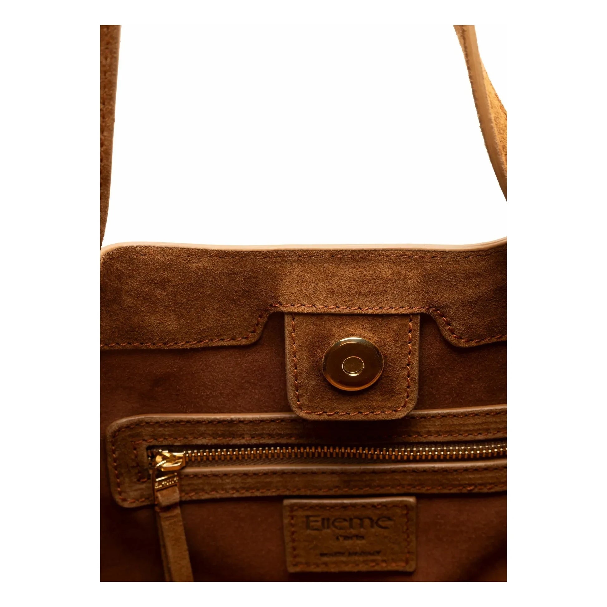 Elleme - Dimple tote bag Sweden | Cognac