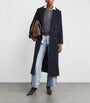 Claudie Pierlot Blue Wool Trench Coat