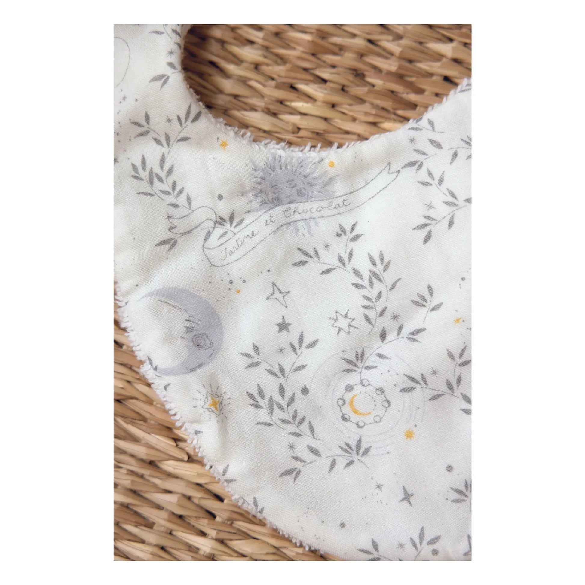 Tartine et Chocolat - Starry Dream Bib | Ecru