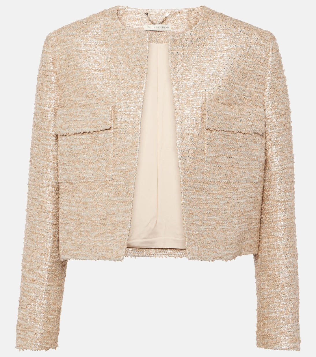 Emilia Wickstead - Pheblia cropped tweed jacket